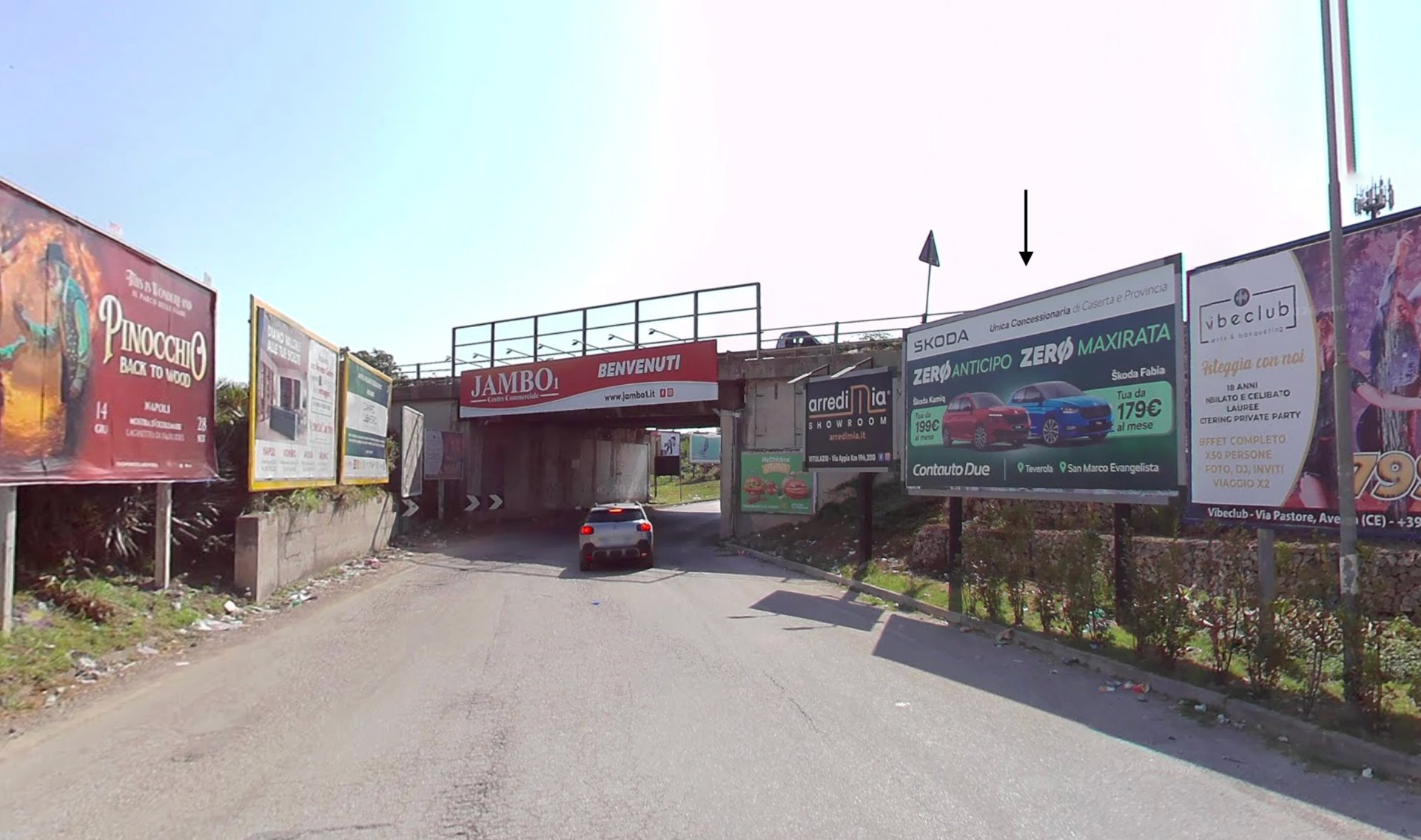 Impianto pubblicitario 6x3 a Aversa