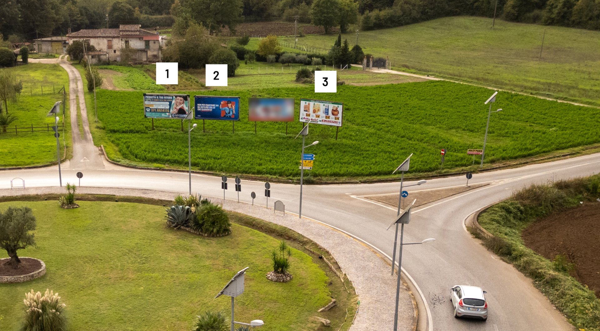 Impianto pubblicitario 6x3 a Alvignano