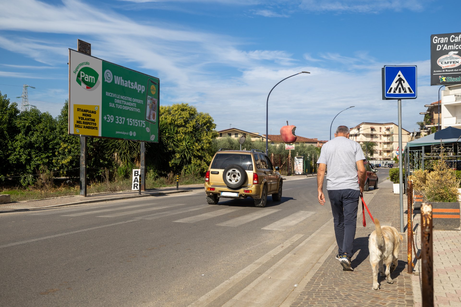 Impianto pubblicitario 6x3 a Curti